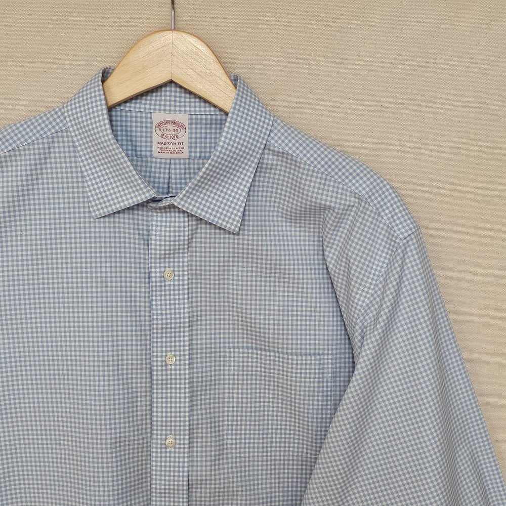 Brooks Brothers Non-Iron Stretch Madison Fit Button Down 17.5